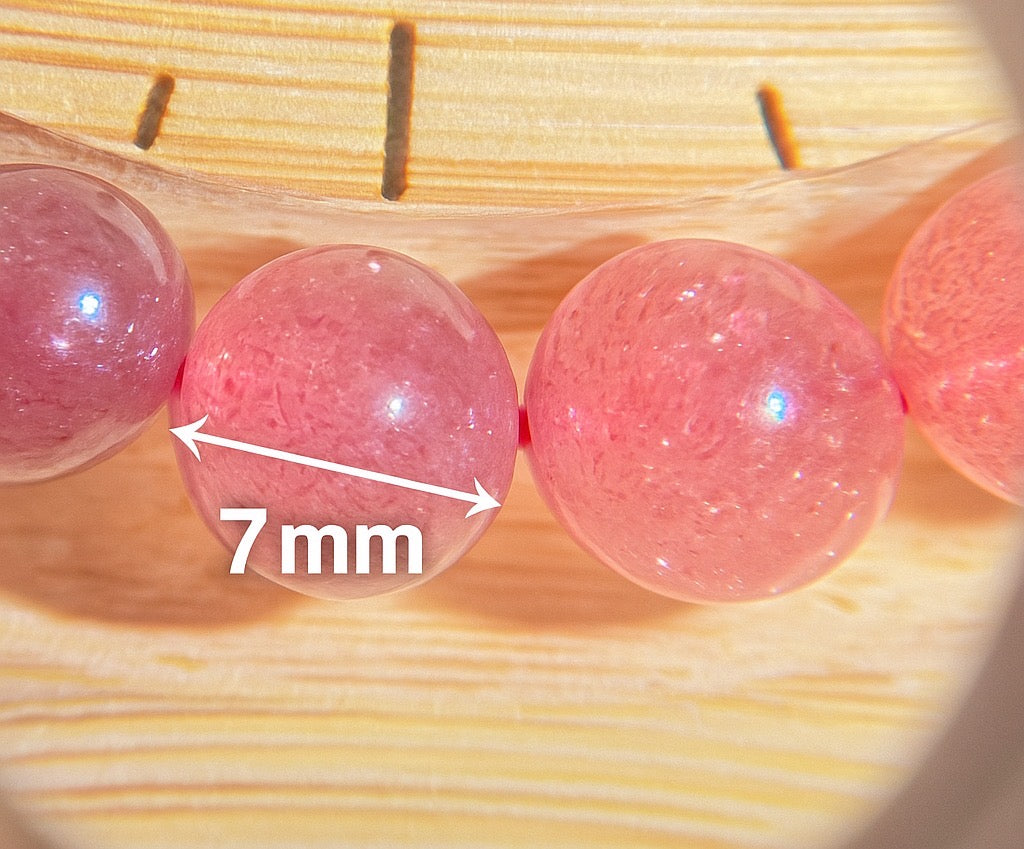 Handmade Strawberry Quartz Pi Xiu Bracelet | Real Photo | Natural Crystal Gift for Wealth & Love